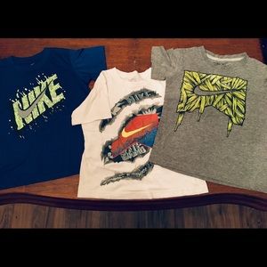 3 Nike t shirts